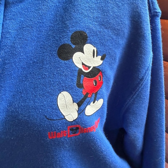 Disney Blue Mickey Mouse Full-Zip Hoodie Jacket - Picture 6 of 6